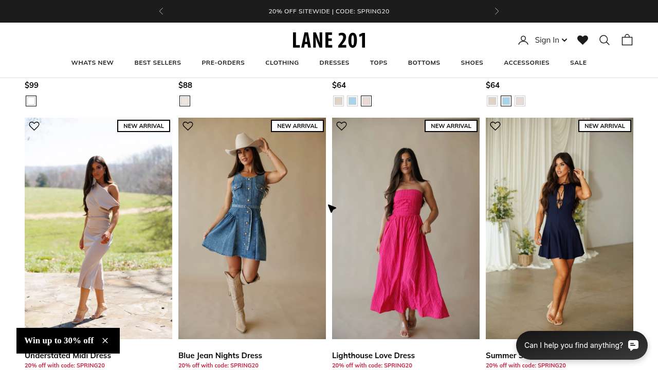 Lane 201 New Arrivals featuring Lighthouse Love Dress in hot pink
